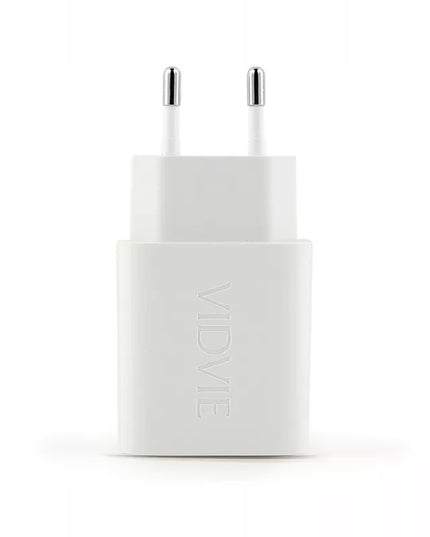 Sieninis įkroviklis USB-C 33W USB-A 18W 2-in-1 baltas greitas universalus adapteris