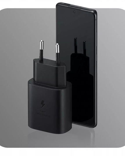 Originalus EP-TA800 USB-C tinklo įkroviklis, juodas, 25W, 3A