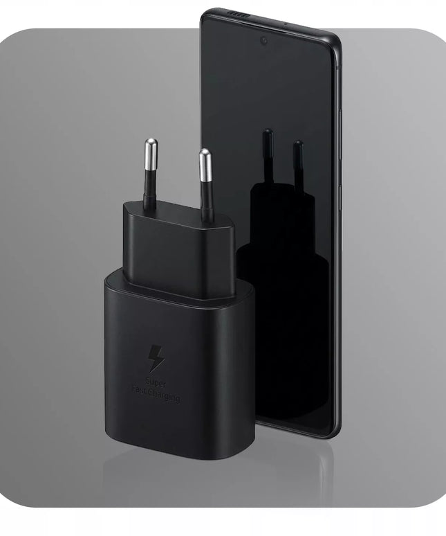 Originalus EP-TA800 USB-C tinklo įkroviklis, juodas, 25W, 3A