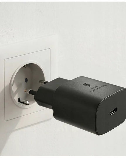 Originalus EP-TA800 USB-C tinklo įkroviklis, juodas, 25W, 3A