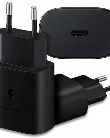 Originalus EP-TA800 USB-C tinklo įkroviklis, juodas, 25W, 3A