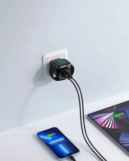 Veger 25W tinklo įkroviklis su USB-C, USB-A ir  Watch belaidžio įkrovimo funkcija