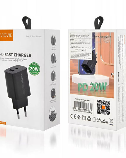 USB C įkroviklis, USB A tipo, Greitas USB įkroviklis, USB C, 20W