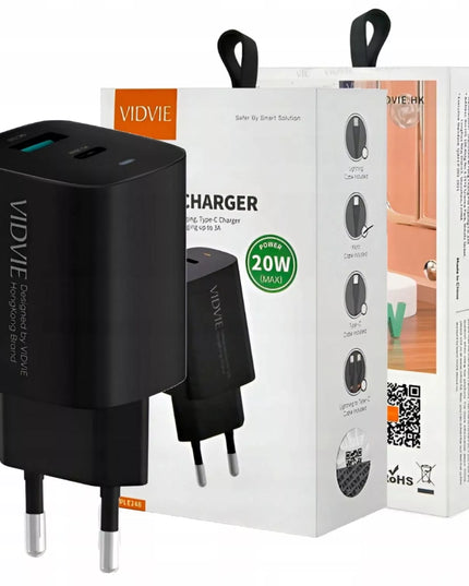 USB C įkroviklis, USB A tipo, Greitas USB įkroviklis, USB C, 20W