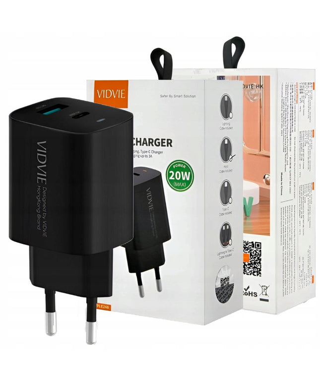 USB C įkroviklis, USB A tipo, Greitas USB įkroviklis, USB C, 20W