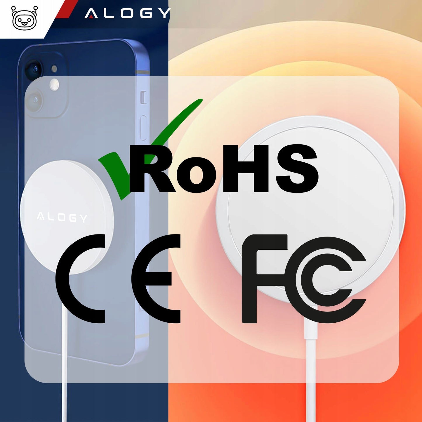 Greitas indukcinis įkroviklis Apple iPhone Magsafe 13/14/15/16/17 PRO 20W