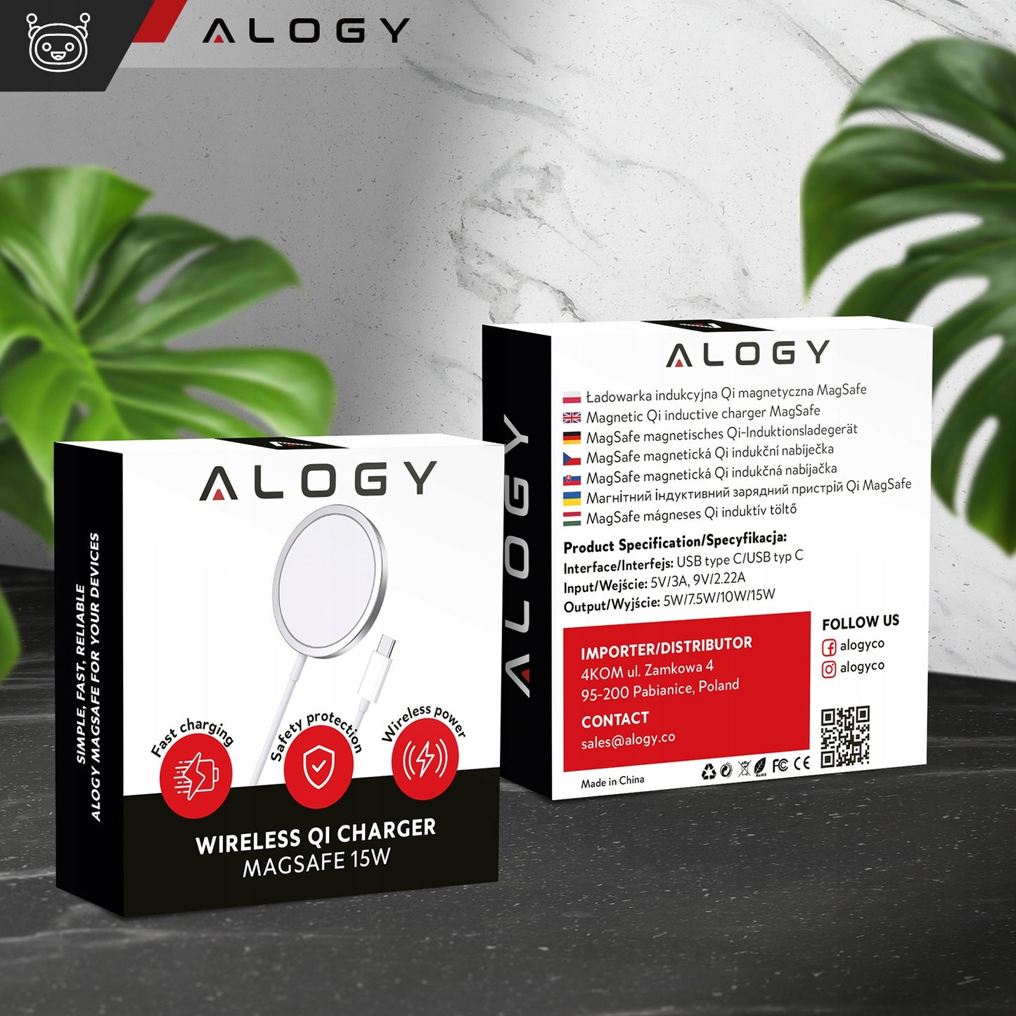 Greitas indukcinis įkroviklis Apple iPhone Magsafe 13/14/15/16/17 PRO 20W