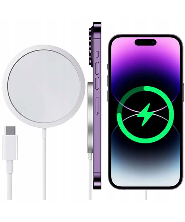 Greitas indukcinis įkroviklis Apple iPhone Magsafe 13/14/15/16/17 PRO 20W