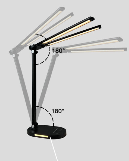 Galinga 8W dviguba LED stalinė lempa su daug spalvų, pritemdoma, aukštos kokybės