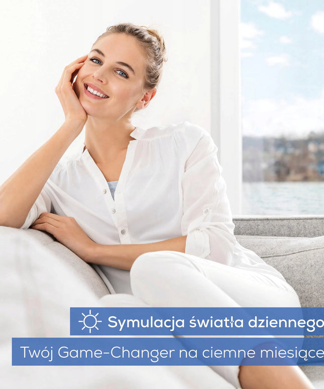BEURER TL 95 fototerapijos LED lempa, 10 000 liuksų, reguliuojamas ryškumas, balta