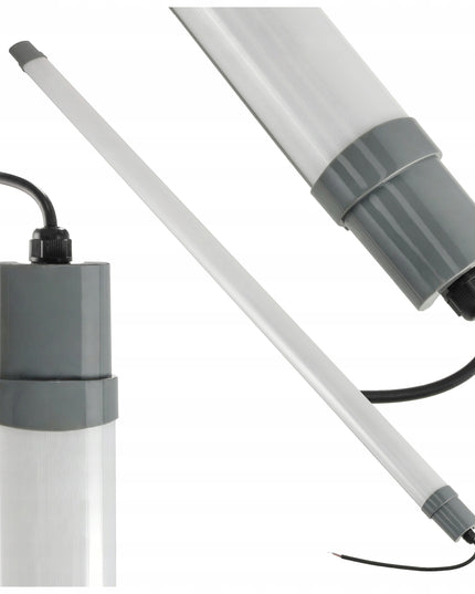 LED lempa 120cm 36W 3000lm Hermetiškas šviestuvas IP65 Garažui, dirbtuvėms 4x