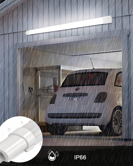 LED lempa 120cm 36W 3000lm Hermetiškas šviestuvas IP65 Garažui, dirbtuvėms 4x
