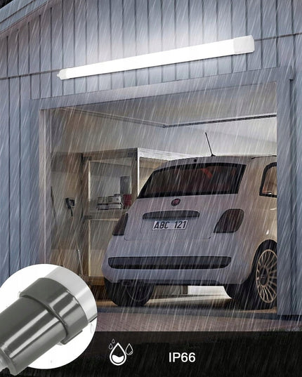 LED lempa 120cm 36W 3000lm Hermetiškas šviestuvas IP65 Garažui, dirbtuvėms 4x