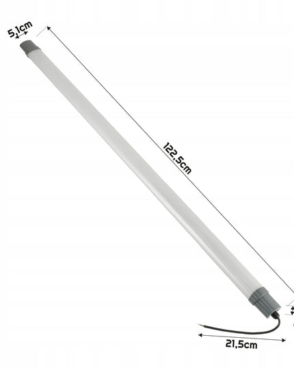 LED lempa 120cm 36W 3000lm Hermetiškas šviestuvas IP65 Garažui, dirbtuvėms 4x