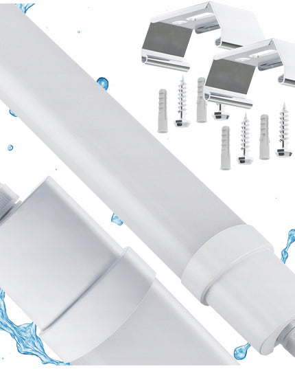 120 cm LED lempa Hermetiškas PANEL Šviestuvas 36W IP65 Garažui, dirbtuvėms 4500K