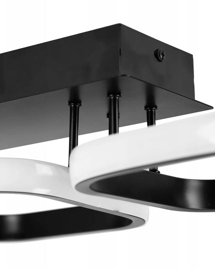 Modernus juodas Smartled LED lubinis šviestuvas 30W