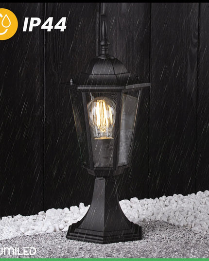 Lauko LED sodo šviestuvas E27 pastatomas žibintas stulpas 39 cm