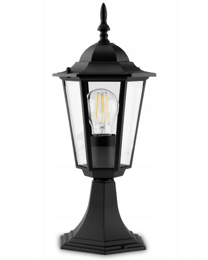 Lauko LED sodo šviestuvas E27 pastatomas žibintas stulpas 39 cm