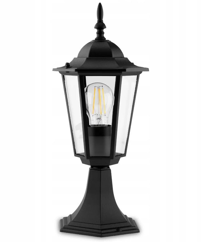 Lauko LED sodo šviestuvas E27 pastatomas žibintas stulpas 39 cm