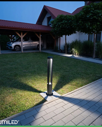 Lauko LED šviestuvas stovintis stulpelis 80cm 12W neperšlampamas