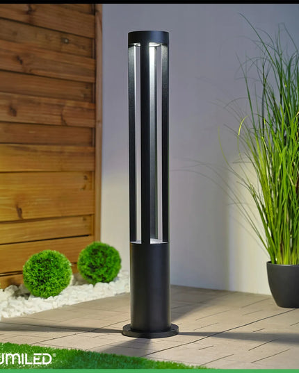 Lauko LED šviestuvas stovintis stulpelis 80cm 12W neperšlampamas