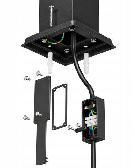 Pastatomas sodo šviestuvas stulpas Berge LED 60cm E27 dekoratyvinis aukštos kokybės