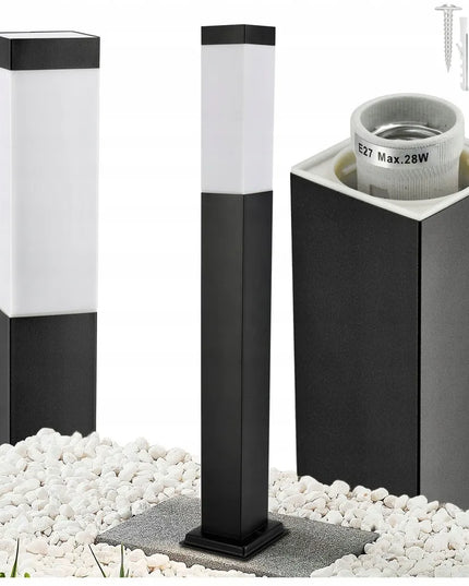 Pastatomas sodo šviestuvas stulpas Berge LED 60cm E27 dekoratyvinis aukštos kokybės