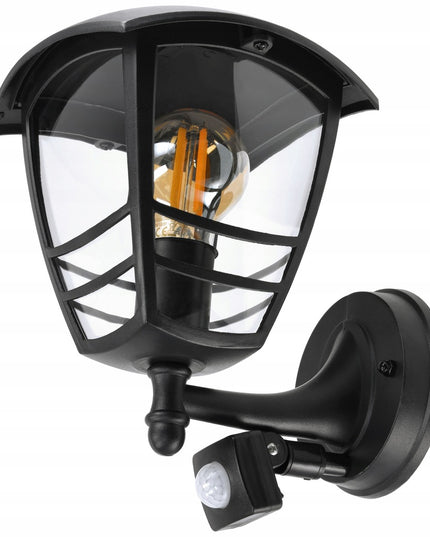 Lauko sodo šviestuvas su reguliuojamu judesio ir prieblandos jutikliu E27