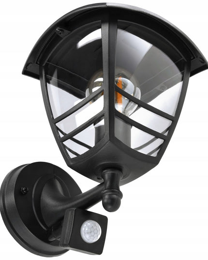 Lauko sodo šviestuvas su reguliuojamu judesio ir prieblandos jutikliu E27