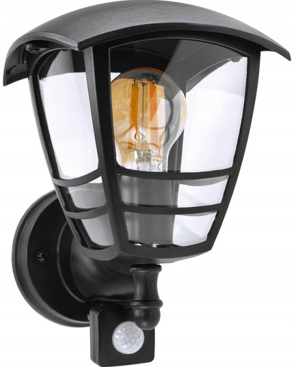 Lauko sodo šviestuvas su reguliuojamu judesio ir prieblandos jutikliu E27