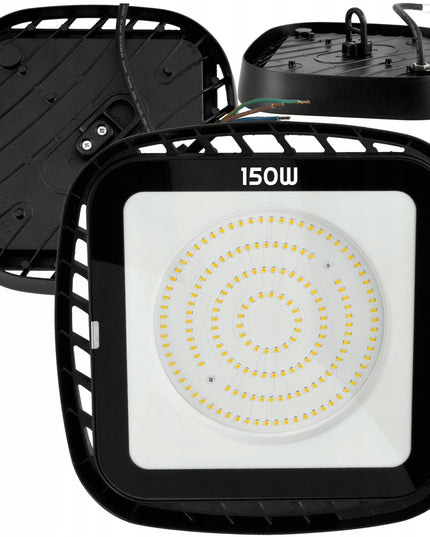 Pramoninė LED lempa 150W 16500lm Hermetiška High Bay Labai Galinga Lempa