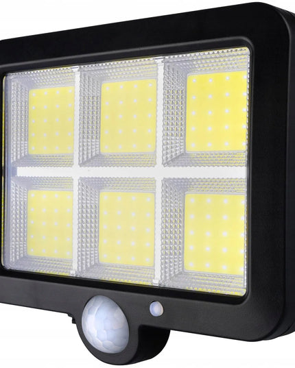 SAULĖS energija maitinamas LED lauko šviestuvas su judesio ir sutemų jutikliu