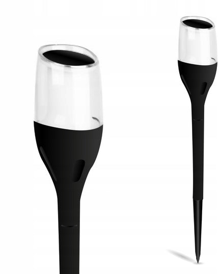 Saulės LED lempa ŽIBINTAS FAKELAS 65cm Įsmeigiamas su Liepsna, Galinga PREMIUM