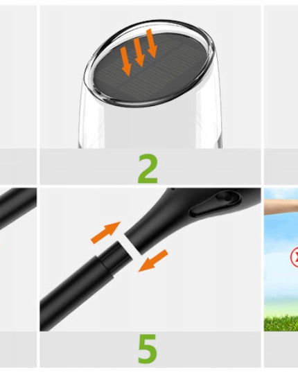 Saulės LED lempa ŽIBINTAS FAKELAS 65cm Įsmeigiamas su Liepsna, Galinga PREMIUM