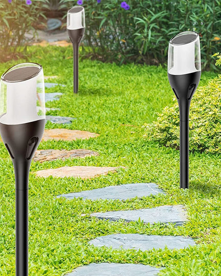 Saulės LED lempa ŽIBINTAS FAKELAS 65cm Įsmeigiamas su Liepsna, Galinga PREMIUM