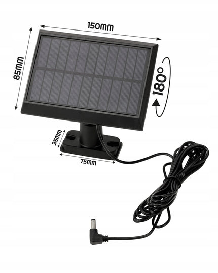 Lauko LED saulės šviestuvas su judesio jutikliu, galingas, IP44 + nuotolinio valdymo pultelis