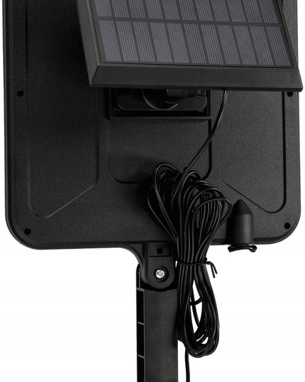 Lauko LED saulės šviestuvas su judesio jutikliu, galingas, IP44 + nuotolinio valdymo pultelis