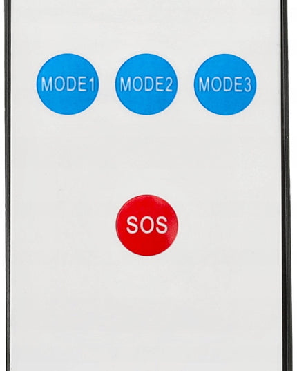 Lauko LED saulės šviestuvas su judesio jutikliu, galingas, IP44 + nuotolinio valdymo pultelis