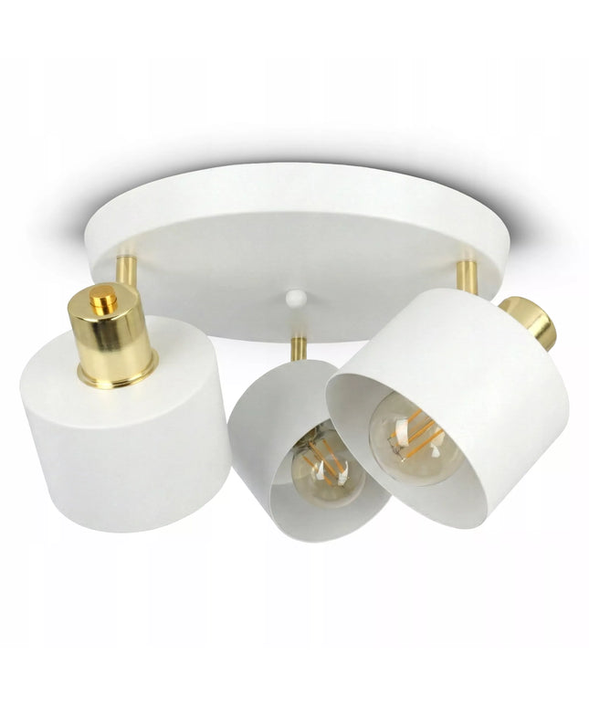 Smartled LED lubinis šviestuvas 3x E27, baltas, reguliuojamas