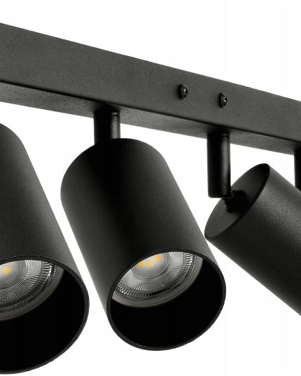 LED lubinė juosta su 4x GU10 taškiniais šviestuvais PREMIUM, sieninė, tvirta ir ilgaamžė