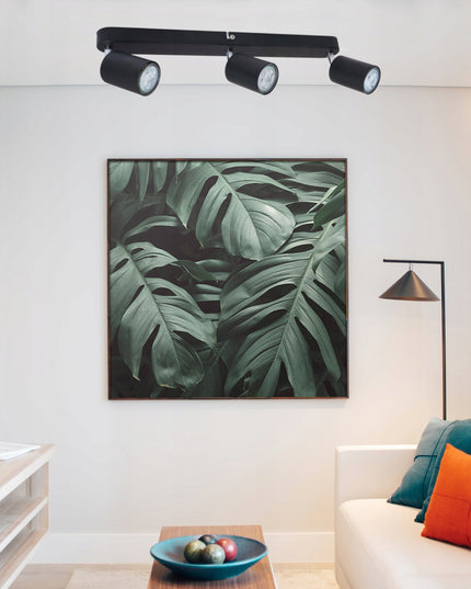 Lubinis šviestuvas, bėgeliai, taškinis šviestuvas LED 3xGU10, lubinis šviestuvas 3x GU10