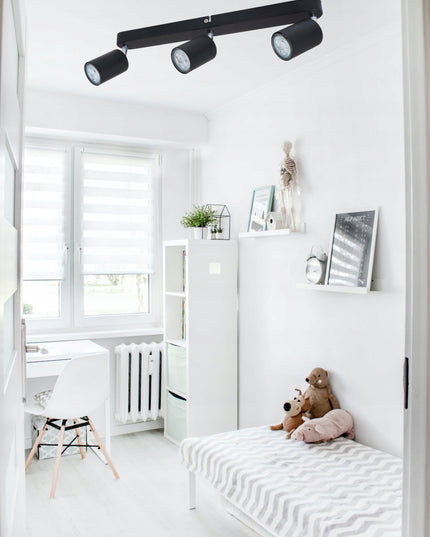 Lubinis šviestuvas, bėgeliai, taškinis šviestuvas LED 3xGU10, lubinis šviestuvas 3x GU10