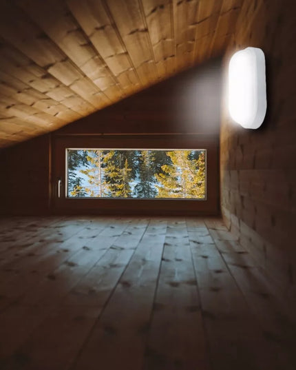 Lubinis LED šviestuvas Plafonas 24W 1920lm Neutralus 4000K IP54 Montuojamas ant paviršiaus