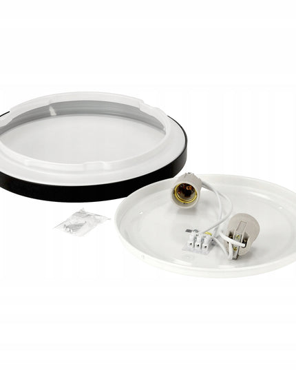 Lubinis plafonas LED 2xE27 APVALUS LARI-R LED lemputėms Aukšta kokybė