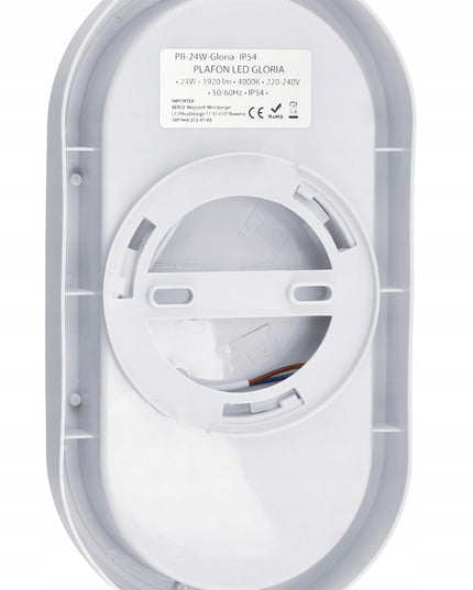 Lubinis šviestuvas Plafon LED 36W 2880lm Neutralus 4000K IP54 Montuojamas ant lubų