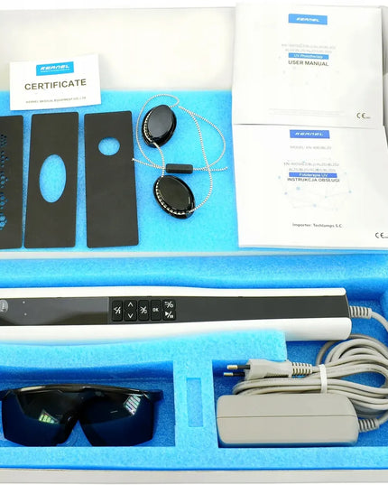 „Kernel“ UVB 311 nm fototerapijos lempa KN-4003BL2 STAND – psoriazei, vitiligui, egzemai ir galvos odai