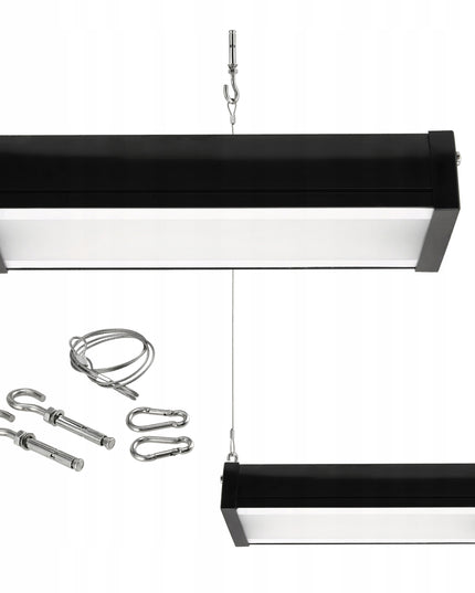 LED Pakabinamas Pramoninis Šviestuvas 50W 5000lm 230V Labai Galingas Šviestuvas su Laikikliais