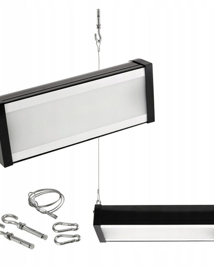 LED Pakabinamas Pramoninis Šviestuvas 50W 5000lm 230V Labai Galingas Šviestuvas su Laikikliais