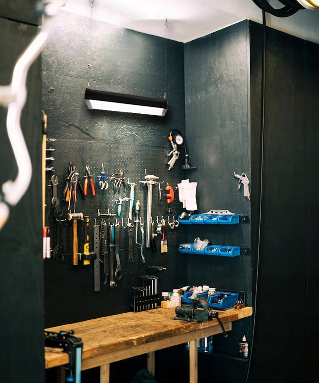 LED Pakabinamas Pramoninis Šviestuvas 50W 5000lm 230V Labai Galingas Šviestuvas su Laikikliais