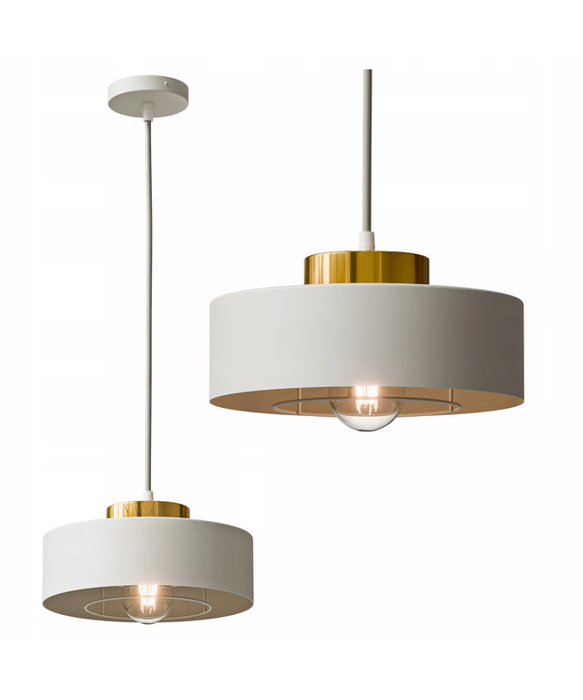 Pakabinamas LED lubinis šviestuvas 1x E27 Loft gaubtas sietynas kašmyro spalvos modernus